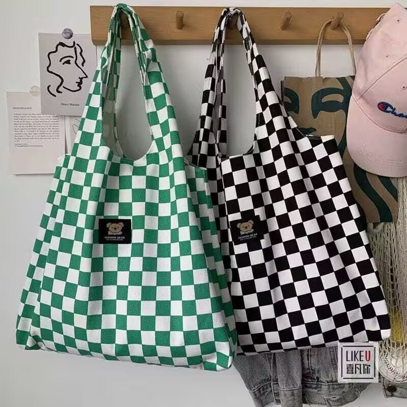 Original cow print design tote handbag
